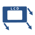 Pantalla LCD desmontable