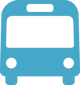 bus icon blue